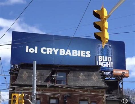 lol crybabies billboard|Fact Check: Bud Light did not erect a ‘lol CRYBABIES’ billboard